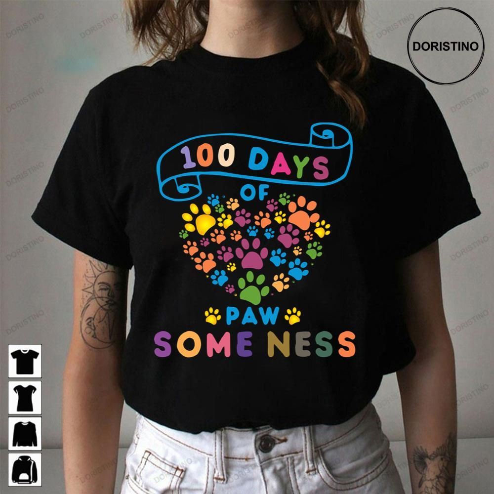 100 Days Of Paw Some Ness Awesome Shirts